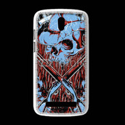 Coque HTC Desire 500 Tête de Mort Traficant