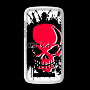 Coque HTC Desire 500 Tête de Mort en Rouge et Noir