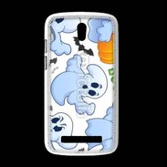 Coque HTC Desire 500 j'aime les fantômes 15