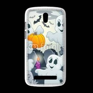 Coque HTC Desire 500 j'aime les fantômes 17
