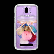 Coque HTC Desire 500 Bonbonne de ruban couture 