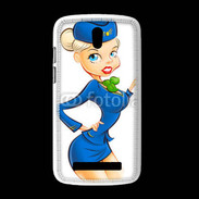 Coque HTC Desire 500 Hôtesse de l'air
