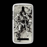 Coque HTC Desire 500 Guerrier en dessin 25