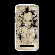 Coque HTC Desire 500 Guerrière en dessin 12