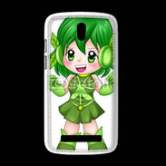 Coque HTC Desire 500 Chibi style illustration of a super-heroine 26