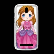 Coque HTC Desire 500 Cute cartoon illustration of a queen