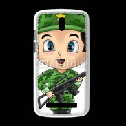Coque HTC Desire 500 Cute cartoon illustration of a soldier