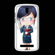 Coque HTC Desire 500 Cute cartoon illustration of a teacher