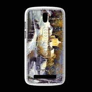 Coque HTC Desire 500 Peinture village rural