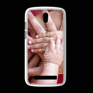 Coque HTC Desire 500 Famille main dans la main