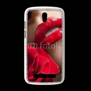 Coque HTC Desire 500 Bouche et rose glamour