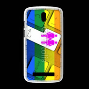 Coque HTC Desire 500 Lesbian keyboard
