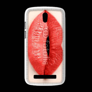 Coque HTC Desire 500 Bouche de femme rouge 50