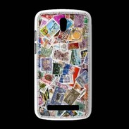 Coque HTC Desire 500 Patchwork de timbres