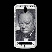 Coque HTC Desire 500 Timbre Churchill USA 