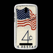 Coque HTC Desire 500 Timbre vintage USA