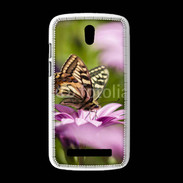 Coque HTC Desire 500 Fleur et papillon