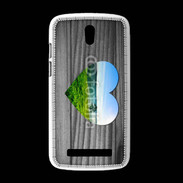 Coque HTC Desire 500 Coeur de nature