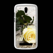 Coque HTC Desire 500 Belle rose Jaune 50