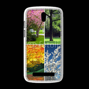 Coque HTC Desire 500 Arbres 4 saisons