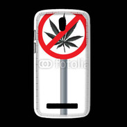 Coque HTC Desire 500 Cannabis interdit