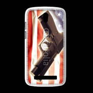 Coque HTC Desire 500 Pistolet USA