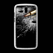 Coque HTC Desire 500 Impacte de balle dans une vitre
