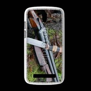 Coque HTC Desire 500 Fusil de chasse et couteau 2