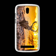 Coque HTC Desire 500 Cerf au couché de soleil 610