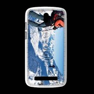 Coque HTC Desire 500 Skieuse en montagne extrême 5