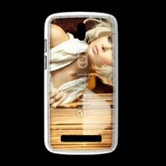 Coque HTC Desire 500 Femme blonde fashion glamour
