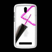 Coque HTC Desire 500 Coeur avec vernis à ongle 50