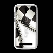 Coque HTC Desire 500 Zipper course