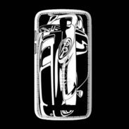 Coque HTC Desire 500 Illustration voiture de sport en noir et blanc