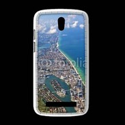 Coque HTC Desire 500 Vue aérienne de la cote de Miami