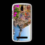 Coque HTC Desire 500 Cote italienne fleurie