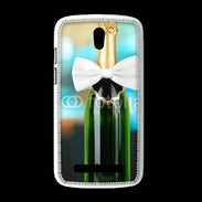 Coque HTC Desire 500 Bouteille de champagne avec noeud