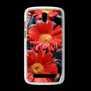 Coque HTC Desire 500 Fleurs Zen rouge 10