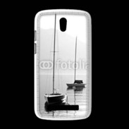 Coque HTC Desire 500 Bateau sur un lac