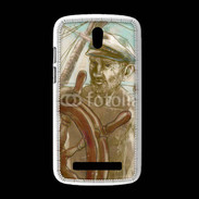 Coque HTC Desire 500 Illustration capitaine de navire