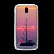 Coque HTC Desire 500 Couché de soleil en mer 50