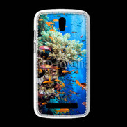 Coque HTC Desire 500 Poisson et corail