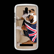 Coque HTC Desire 500 Bulldog anglais en tenue