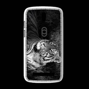 Coque HTC Desire 500 Tigre du Bengale en noir et blanc