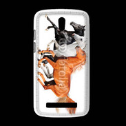 Coque HTC Desire 500 Trio de chevaux