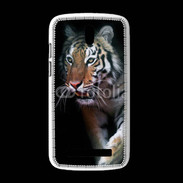 Coque HTC Desire 500 Portrait d'un tigre 25
