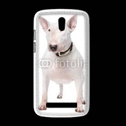 Coque HTC Desire 500 Bull Terrier blanc 600