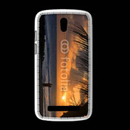 Coque HTC Desire 500 Couple romantique sur la plage