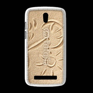 Coque HTC Desire 500 Soleil et sable sur la plage