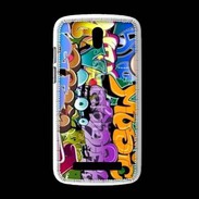 Coque HTC Desire 500 Graffiti seamless background. Hip-hop art